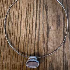 Light Purple & Silver Choker